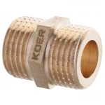 Ниппель Koer KF.N06A - 1/2'' (под прокладку) без никеля (KR3024)