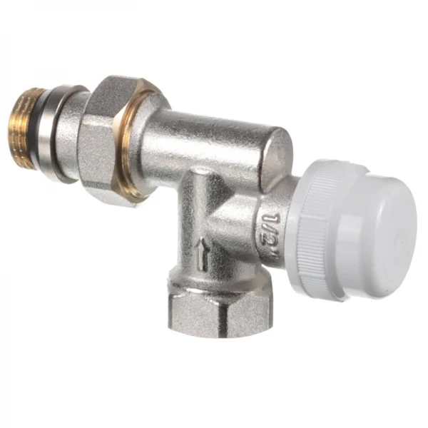 Кран термостатический осевой с системой "антитечки" угловой Koer KR.931-Gi - 1/2x1/2 (KR3064)