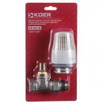 Кран RTL Koer KR.943-Gi - 1/2x1/2 с системой "антитечки" прямой (KR3066)