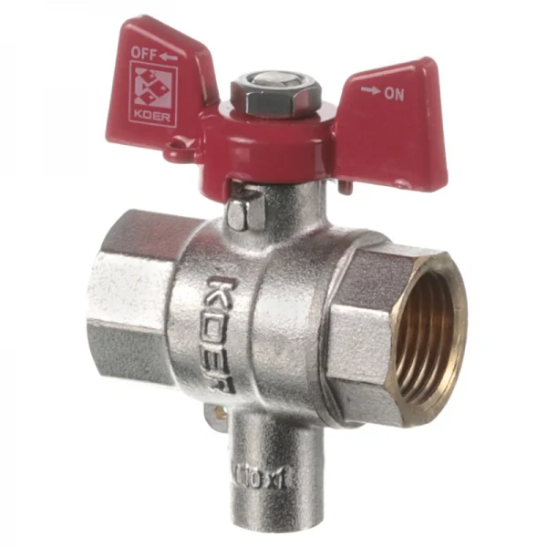 Кран ГГБ для подключения датчика температуры Koer KR.230 - 1/2" (KR3067)