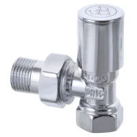 Кран для рушникосушки кутовий Koer KR.531 - 1/2" (Ціна за 1 шт.) (KR3073)