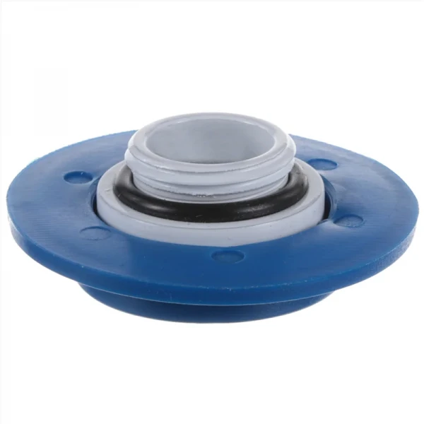 Комплект для полотенцесушителя Koer SET-05 - 1/2" (заглушка+кран Маевского) (Цв.белый) (KR3075)