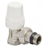 Комплект для подключения радиатора Koer SET-11 - 1/2"x1/2" (угловой) с термоголовкой ВН (KR3175)