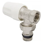 Комплект для подключения радиатора Koer SET-11 - 1/2"x1/2" (угловой) с термоголовкой ВН (KR3175)