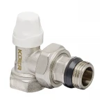 Комплект для подключения радиатора Koer SET-11 - 1/2"x1/2" (угловой) с термоголовкой ВН (KR3175)