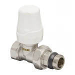 Комплект для подключения радиатора Koer SET-12 - 1/2"x1/2" (прямой) с термоголовкой ВН (KR3177)