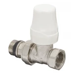 Комплект для подключения радиатора Koer SET-12 - 1/2"x1/2" (прямой) с термоголовкой ВН (KR3177)