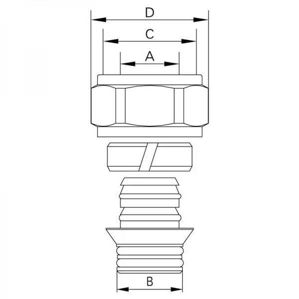 Евроконус Koer KR.1152 - 3/4”x16 (KR3182)