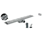 Душовий трап із нержавіючої сталі SUS304 Koer FD01-70x600 (KR3269)