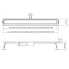 Душовий трап із нержавіючої сталі SUS304 Koer FD35-70x600 Black (KR3272)