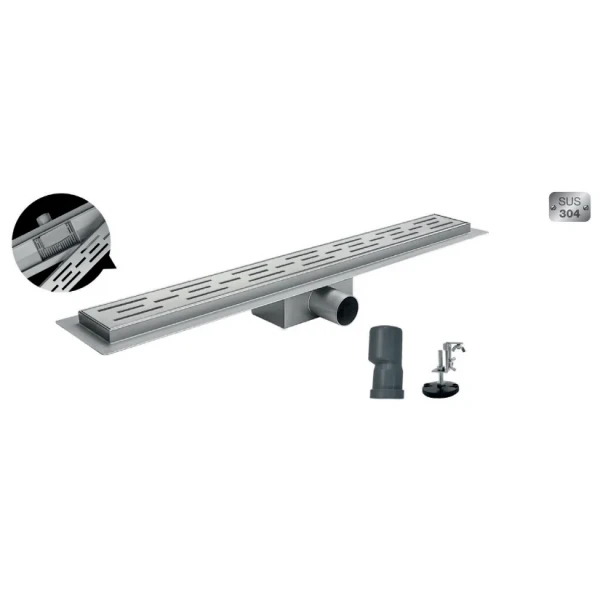 Душовий трап із нержавіючої сталі SUS304 Koer FD01-70x700 (KR3274)