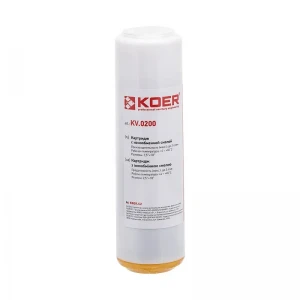 Картридж з іонообмінною смолою 2,5"х10" KOER KV.0200 (KR3366)
