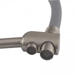 Кухонный смеситель с силик. изливом и вых. для питьевой воды KOER KB-72003-02 (KR3374)