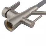 Кухонный смеситель с силик. изливом и вых. для питьевой воды KOER KB-72003-02 (KR3374)