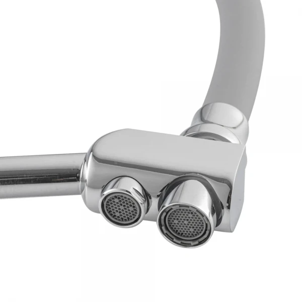 Кухонный смеситель с силик. изливом и вых. для питьевой воды KOER KB-72003-01 (KR3375)