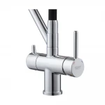 Кухонный смеситель с силик. изливом и вых. для питьевой воды KOER KB-72006-01 (KR3379)