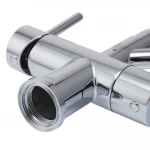 Кухонный смеситель с силик. изливом и вых. для питьевой воды KOER KB-72006-01 (KR3379)