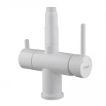 Кухонный смеситель с силик. изливом и вых. для питьевой воды KOER KB-72006-03 (KR3381)
