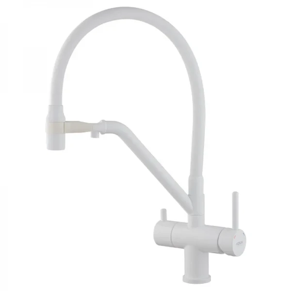 Кухонный смеситель с силик. изливом и вых. для питьевой воды KOER KB-72006-03 (KR3381)