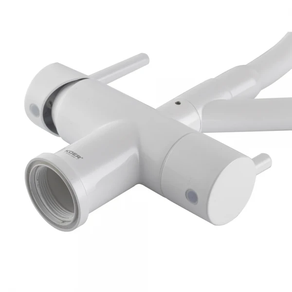 Кухонный смеситель с силик. изливом и вых. для питьевой воды KOER KB-72006-03 (KR3381)