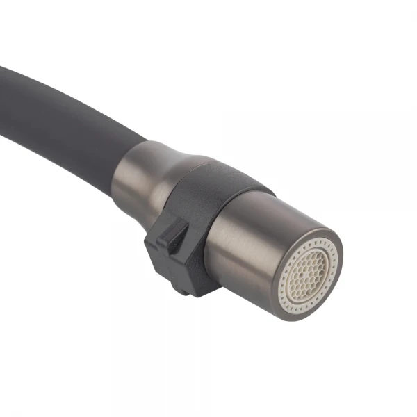 Кухонный смеситель с силик. изливом и вых. для питьевой воды KOER KB-72006-07 (KR3382)