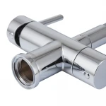 Кухонный смеситель с силик. изливом и вых. для питьевой воды KOER KB-72002-01 (KR3383)