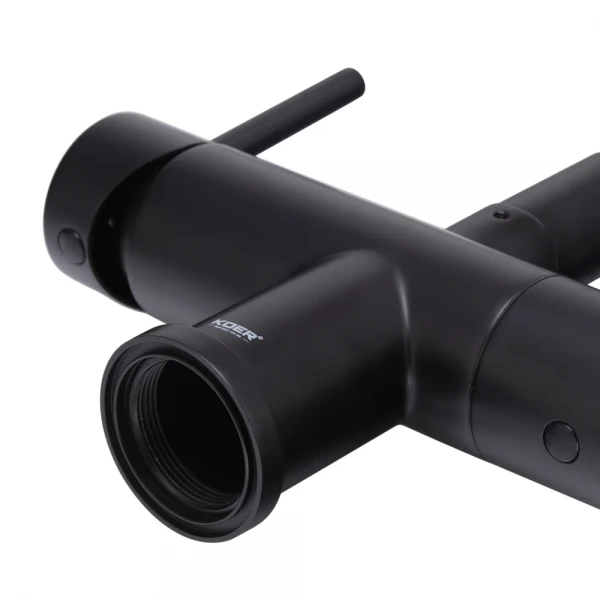 Кухонный смеситель с силик. изливом и вых. для питьевой воды KOER KB-72002-05 (KR3384)