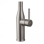 Кухонный смеситель с выдвижным изливом KOER KI-70004-02 (нерж. сталь) (KR3385)