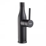 Кухонный смеситель с выдвижным изливом KOER KI-70004-05 (нерж. сталь) (KR3386)