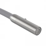 Кухонный смеситель с силиконовым изливом KOER KI-70005-02 (нерж. сталь) (KR3388)