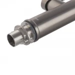 Кухонный смеситель с силиконовым изливом KOER KI-70005-07 (нерж. сталь) (KR3389)