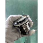 Донний клапан для раковини універсальний (з/без переливу) Koer PW-01-01 автоматичний (Click-Clack) (Колір хром) 1 1/4'' (KR3400)