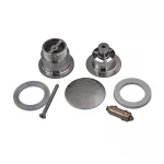 Донный клапан для умывальника Koer PW-01-02 1 1/4'' (кнопка) (Цвет нерж) (KR3401)