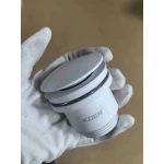 Донний клапан для раковини універсальний (з/без переливу) Koer PW-01-03 автоматичний (Click-Clack) (Колір білий) 1 1/4'' (KR3402)