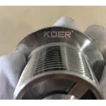 Донний клапан для ванни Koer PW-05-01 автоматичний (Click-Clack) (Колір хром) 1 1/2'' (KR3406)