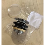 Донний клапан для ванни Koer PW-05-01 автоматичний (Click-Clack) (Колір хром) 1 1/2'' (KR3406)