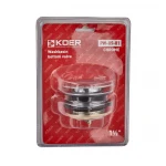 Донный клапан для ванны Koer PW-05-01 1 1/2'' (кнопка) (Цвет хром) (KR3406)