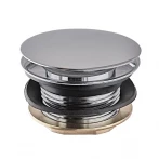 Донний клапан для ванної Koer PW-05-01 1 1/2'' (кнопка) (Колір хром) (KR3406)