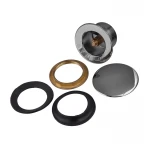 Донный клапан для ванны Koer PW-05-01 1 1/2'' (кнопка) (Цвет хром) (KR3406)