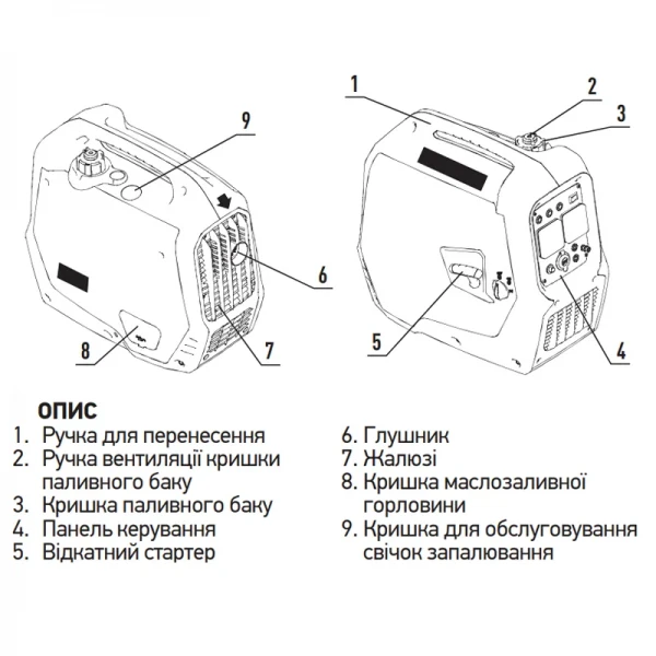 Генератор бензиновый инверторный Koer KU.2000i (KR3426)