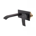 Змішувач для умивальника KOER 007 BLACK KB-16007-05 латунний чорний матовий прихованого монтажу (KR3451)