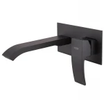 Змішувач для умивальника KOER 007 BLACK KB-16007-05 латунний чорний матовий прихованого монтажу (KR3451)