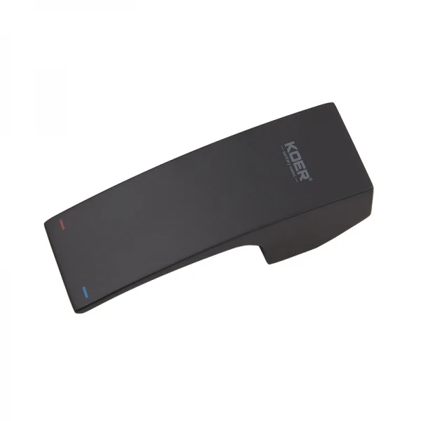 Змішувач для умивальника KOER 007 BLACK KB-16007-05 латунний чорний матовий прихованого монтажу (KR3451)