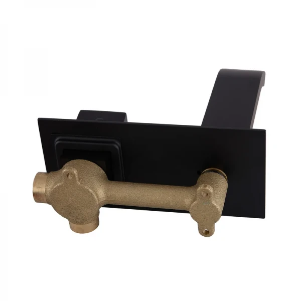 Змішувач для умивальника KOER 007 BLACK KB-16007-05 латунний чорний матовий прихованого монтажу (KR3451)