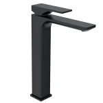 Смеситель для умывальника Koer KB-11010-05 высокий (Цвет черный) (KR3483)