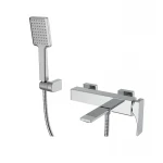 Смеситель для ванны с коротким изливом Koer KB-41010-01 (Цвет хром) (KR3484)