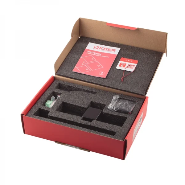 Смеситель для кухни настенный Koer KB-73010-05 (Цвет черный) (KR3491)