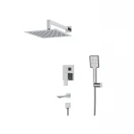 Встраиваемая душевая система со смесителем Koer KB-64010-01 (Цвет хром) (KR3492)