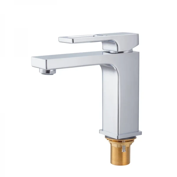 Змішувач для умивальника KOER KB-10009-01 латунний хромований одноважільний (KR3498)