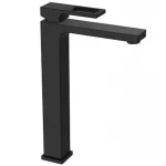 Смеситель для умывальника Koer KB-11009-05 высокий (Цвет черный) (KR3501)